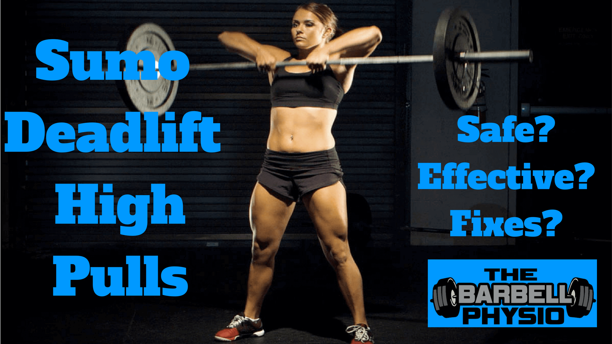 The Sumo Deadlift High Pull  The sumo deadlift high pull builds on the  deadlift but uses a wider stance and a narrower grip. The sumo deadlift  high pull also adds velocity