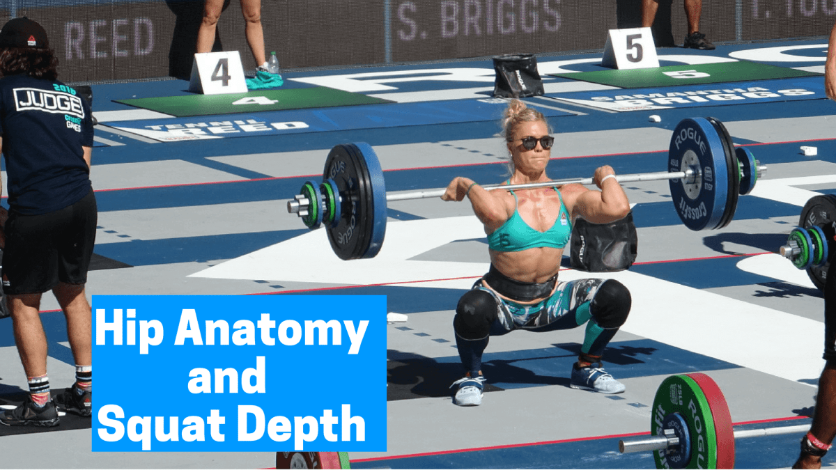 Hip anatomy and squat depth