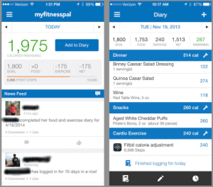 My Fitness Pal App