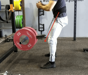 Lever arm belt online squat