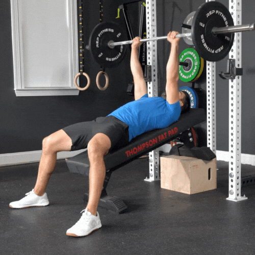 Incline Close Grip Bench Press
